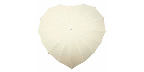 Heart Umbrella – Ivory