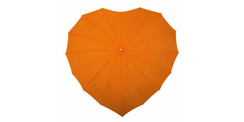 Heart Umbrella – Orange